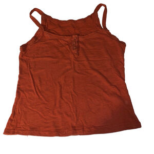Women's Joe Fresh rust Orange Tank Top S